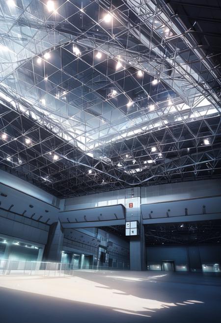 東京ビッグサイト東展示場  / TokyoBigSight EASTHALL indoors SDXL