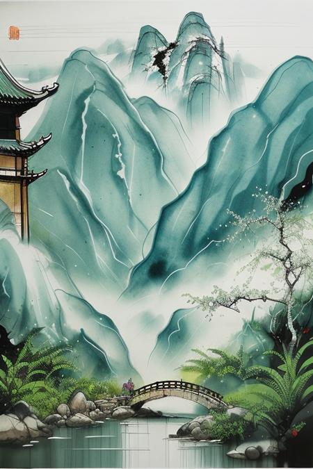 中国彩墨-Chinese ink painting