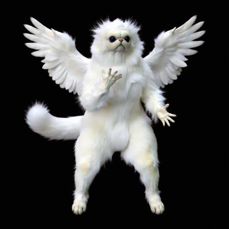 Persian Cat Meme (White Monkey Cat)