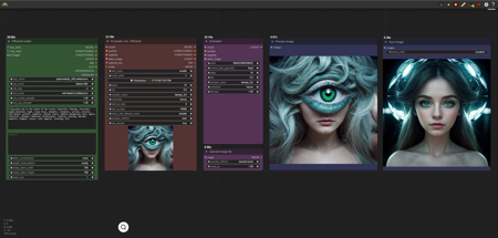 Basic WorkFlows LoRA, Vae and Upscale.版本Gabi.SD (ID: 585718)