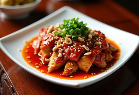 Flux-口水鸡-Steamed Chicken with Chili Sauce