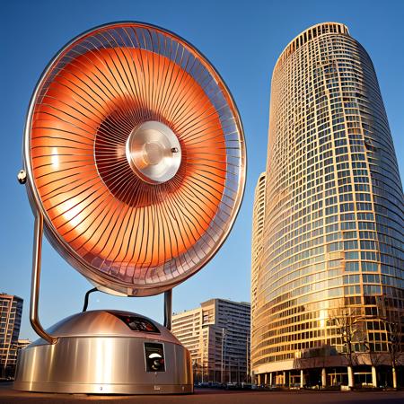 Parabolic halogen heater