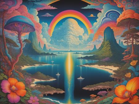 Psychedelic Landscape (Pony/PSDXL, SD1.5)