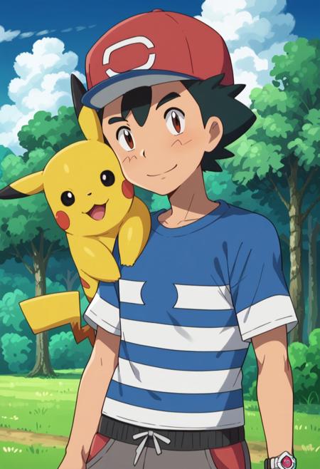 Ash Ketchum - Pokémon Sun and Moon version - Pony + Illustrious