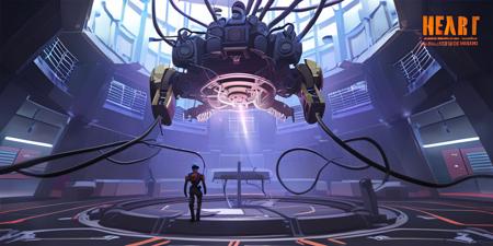 坛儿_科幻场景大模型 science fiction background