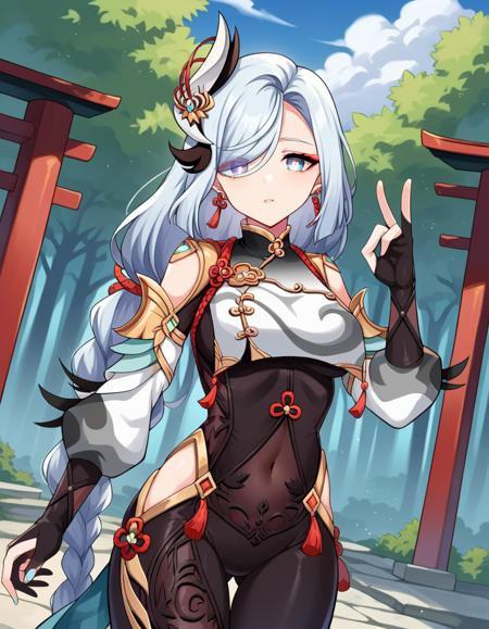 Shenhe (申鶴) (申鹤) - Genshin Impact (原神)