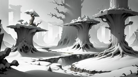 Whitebox Style - Environment - Level Design Concept Art - Game Dev Tool