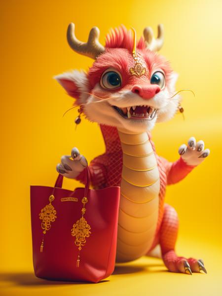【Lunar New Year】Chinese dragon IP 3D cute IP design