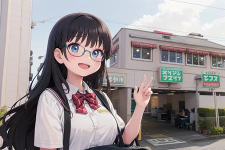 ファミレスの外観S family restaurant S SD15