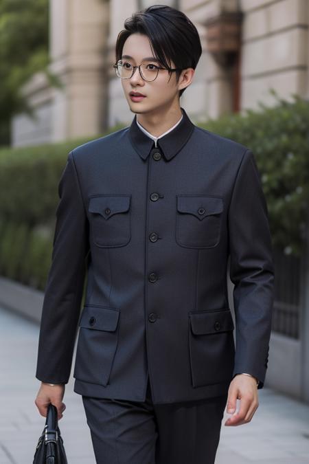 中山装 chinese tunic suit