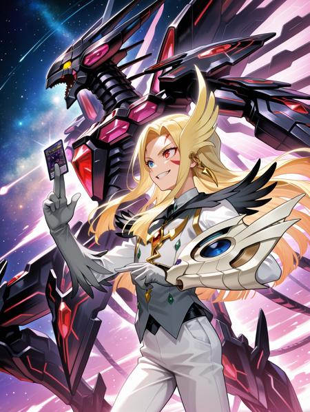 Yu-Gi-Oh! - Number 107: Galaxy-Eyes Tachyon Dragon and Mizael (銀河眼の時空竜 & ミザエル) illuXL