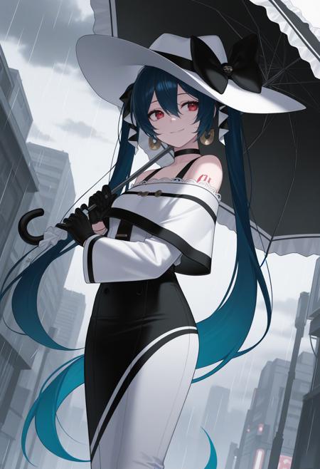 [IllustriousXL v0.1] Dark Miku | Project Voltage