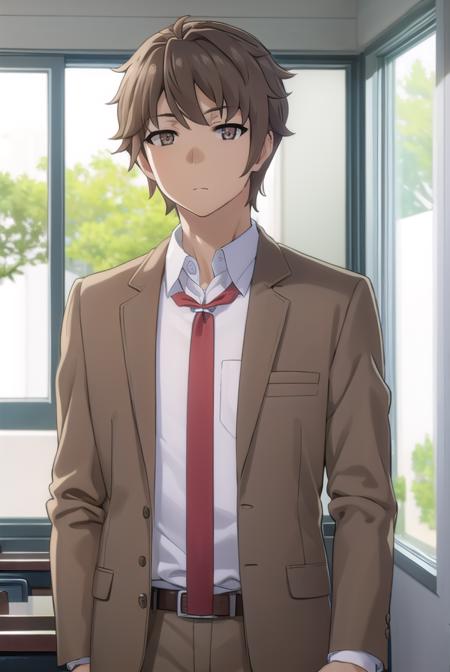 Sakuta Azusagawa (梓川 咲太) - Aobuta: Rascal Does Not Dream of Bunny Girl Senpai (青春ブタ野郎はバニーガール先輩の夢を見ない)