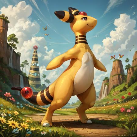 ampharos_XL (One-click LoRA Test)版本v1.0 (ID: 981747)