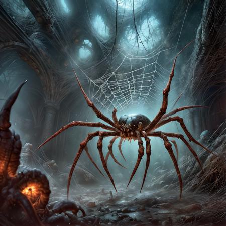 Giant spider lair