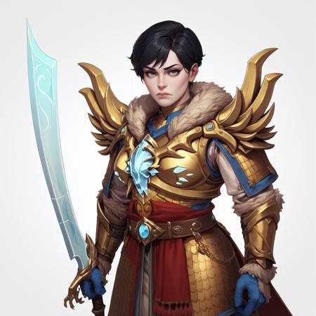 Naryska Leysa, The Golden Knight | Kislev (Total War Warhammer)