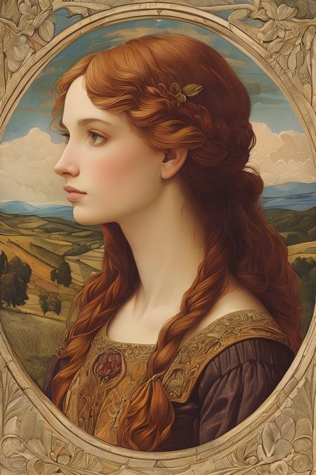 style of Evelyn De Morgan 141