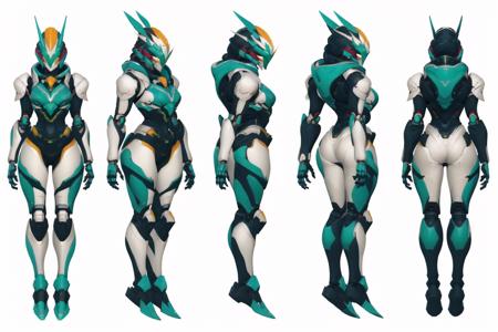 F1/XL/SD1 Mecha Turn, Multi-View, Turnaround, Model Sheet, Character Design