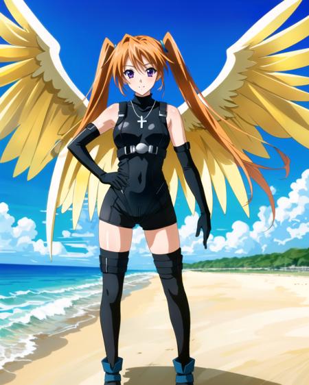 DxD all girls + Gasper (Rias, Sona, Yasaka, Venelana, Akeno, Asia, Tsubaki, Xenovia, Grayfia, Kunou, Gasper, Rossweisse, Irina, Kiryuu, Koneko, Kuroka, Serafall, Ophis, Ravel)