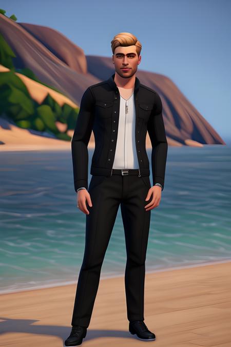 The Sims 4 Style Lora