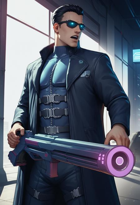 JC Denton (Deus Ex) SDXL LoRA [Pony]
