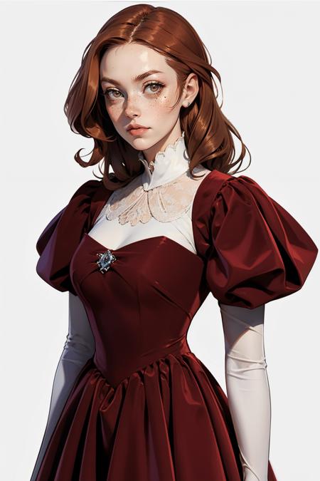 Red Velvet Back Cutout