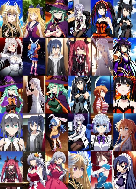 Date a Live - Characterpack - SDXL版本v1.0 (ID: 331911)