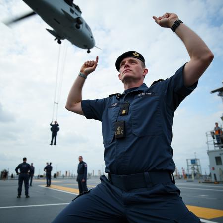 Modern British Royal Navy Working Uniform (Flux)