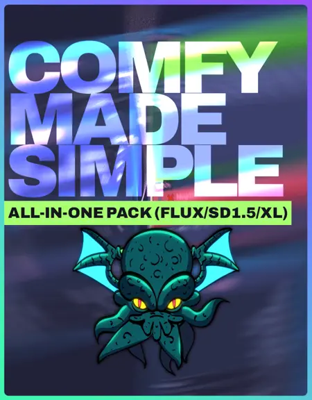 Simplified ComfyUI Workflow Pack: Beginner-Friendly AI Prompt Generation, LoRA, Negative Prompts, & Upscaling (Flux/SD1.5/SDXL)版本v1.0 (ID: 775347)