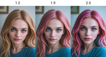 Colorful Hair Slider版本v1.0 - 1000 Iterations (ID: 525228)