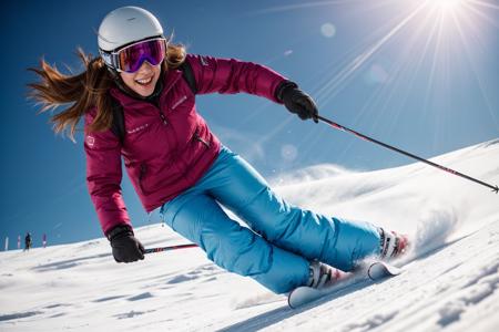 OpenPose,skiing