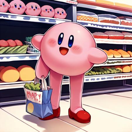 Kirby with legs