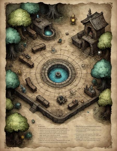 Eldritch Parchment Art  | for Flux.1 dev