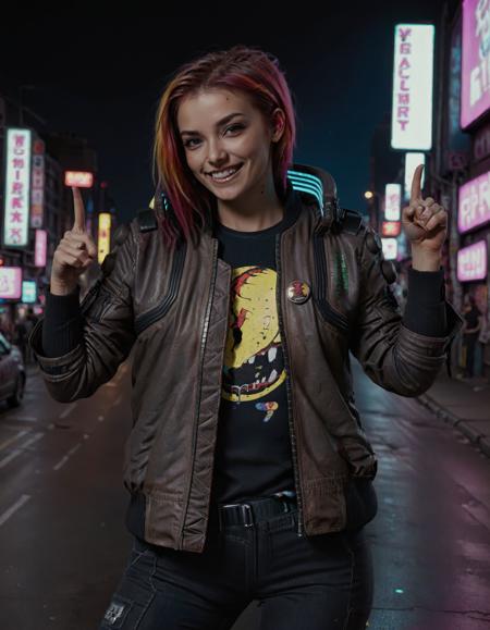 Cyberpunk Samurai Jacket SDXL