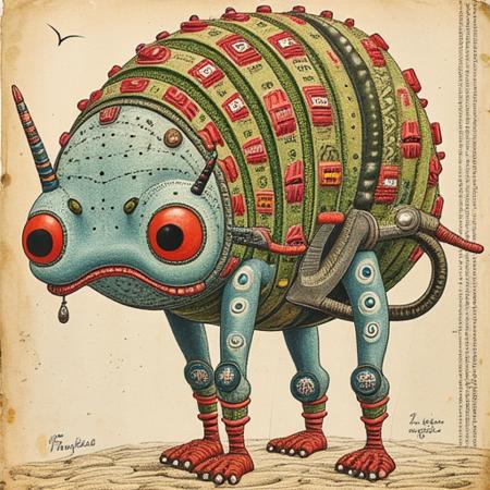 style of Codex Seraphinianus [FLUX] 212版本V1 (ID: 801492)