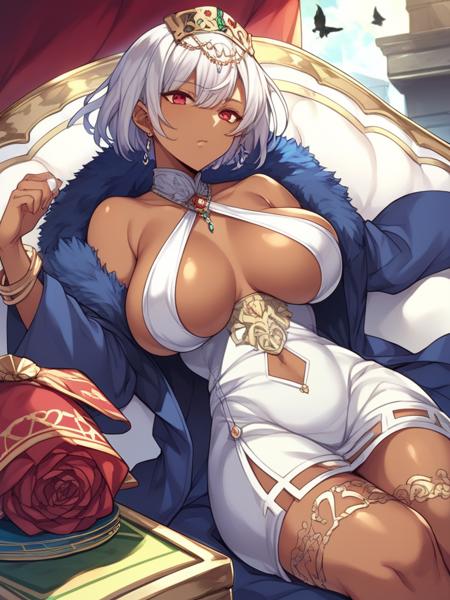 Fantasy/Isekai anime noble woman dress