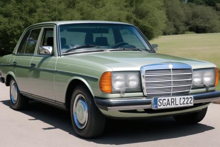 Mercedes Benz W123 - German classic saloon car