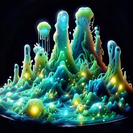 Slime-morph Pony