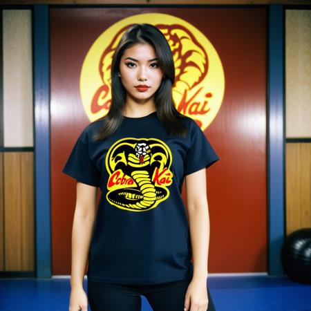 Cobra Kai t-shirt - Cobra Kai logo - SDXL1.0