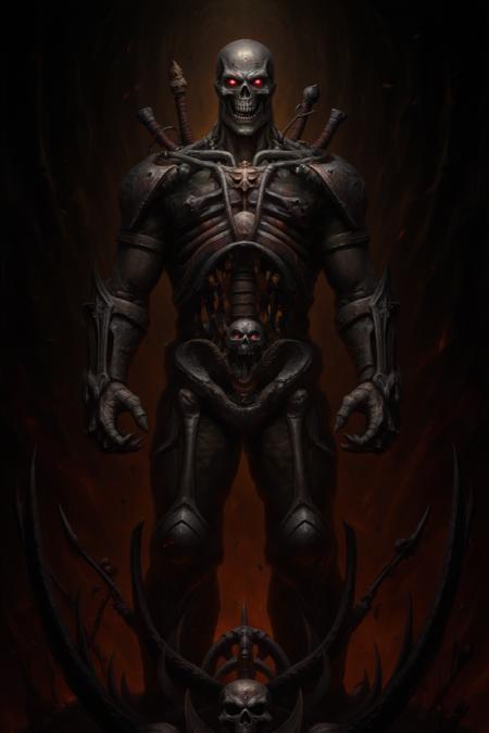 Immortal game art style FLUX