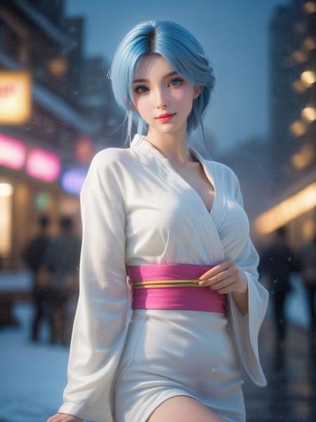 Yukime - Snow spirit from manga (Igoku Sensei Nūbē) - [SDXL & SD1.5]