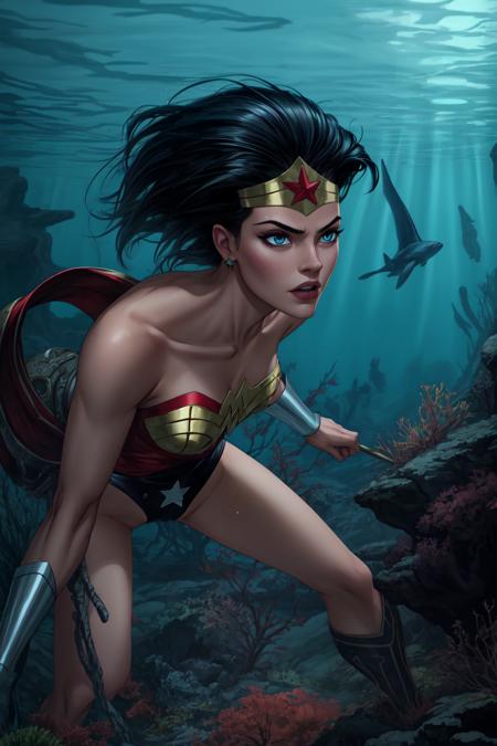 Wonder woman from Justice league animated series (LyCORIS)