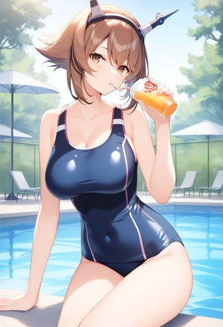 [PonyV6 XL] Mutsu [Kantai Collection] Def & Yukata / Kai2 & Sunday best  | 陸奥 (艦これ)
