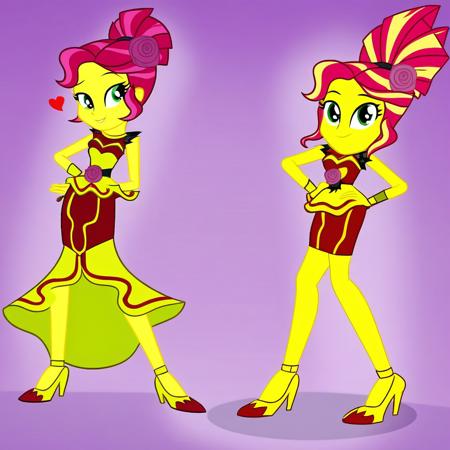 Sunset Shimmer flamenco 2