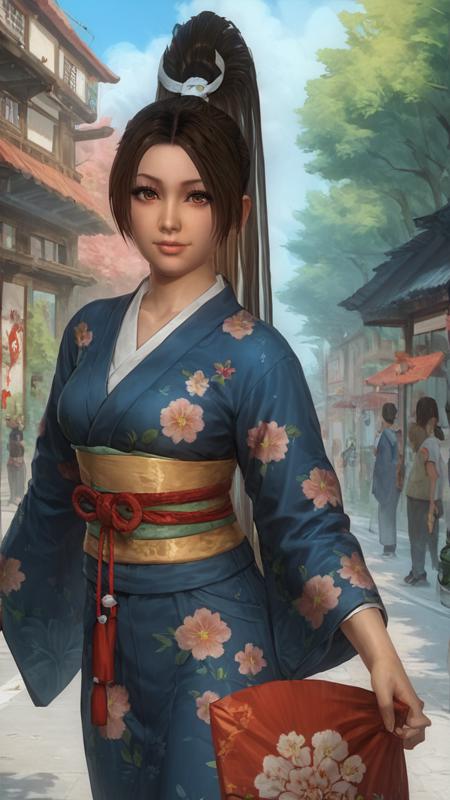 【Pony XL】Mai Shiranui 不知火舞 DOA5LR LoRA ◤Louiswolf_style◢