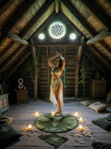 In the attic