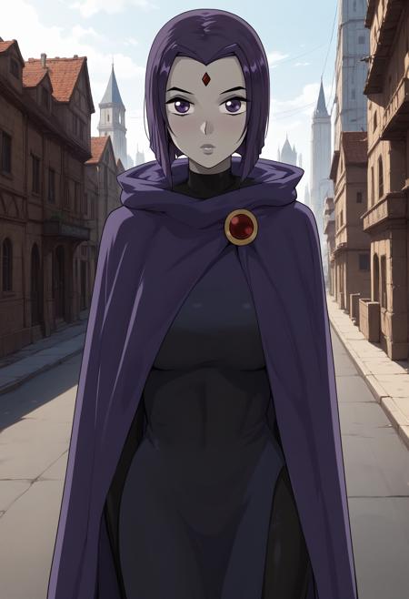 Raven, Rachel Roth, human-demon hybrid, (Teen Titans, 18titans), LoRA, PonyXL版本v1.0 (ID: 1164428)
