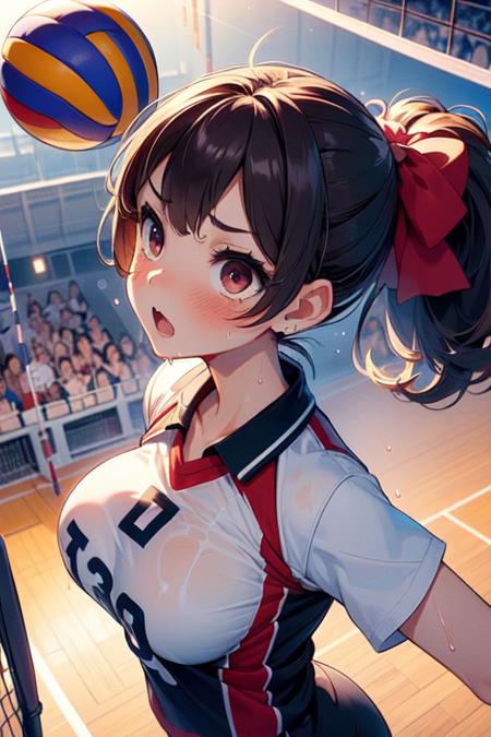 girl like volleyball