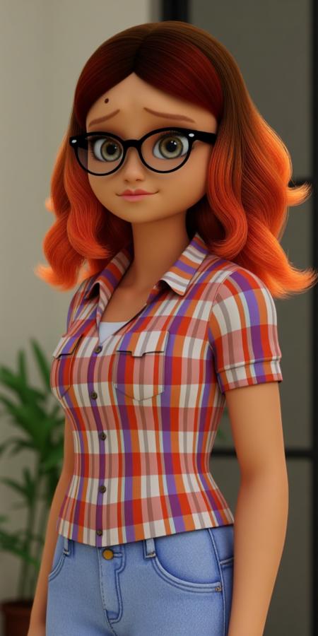 Alya Cesaire, Ladybug, Miraculous. Different models and attires.版本Civilian attire (Flux) (Flux)