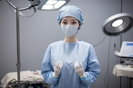 Surgeon Hands Up